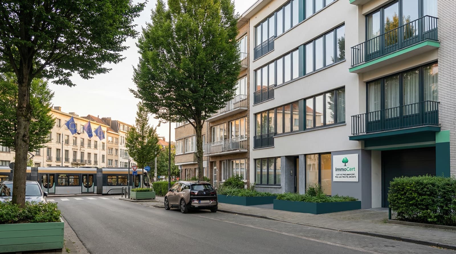 Diagnostic PEB Etterbeek — Immeubles résidentiels quartier européen