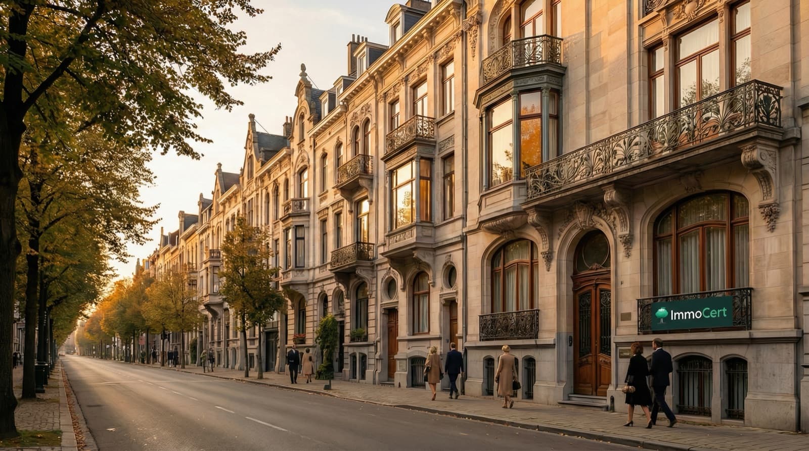 Certificat PEB Schaerbeek — Avenue Art nouveau maisons bourgeoises