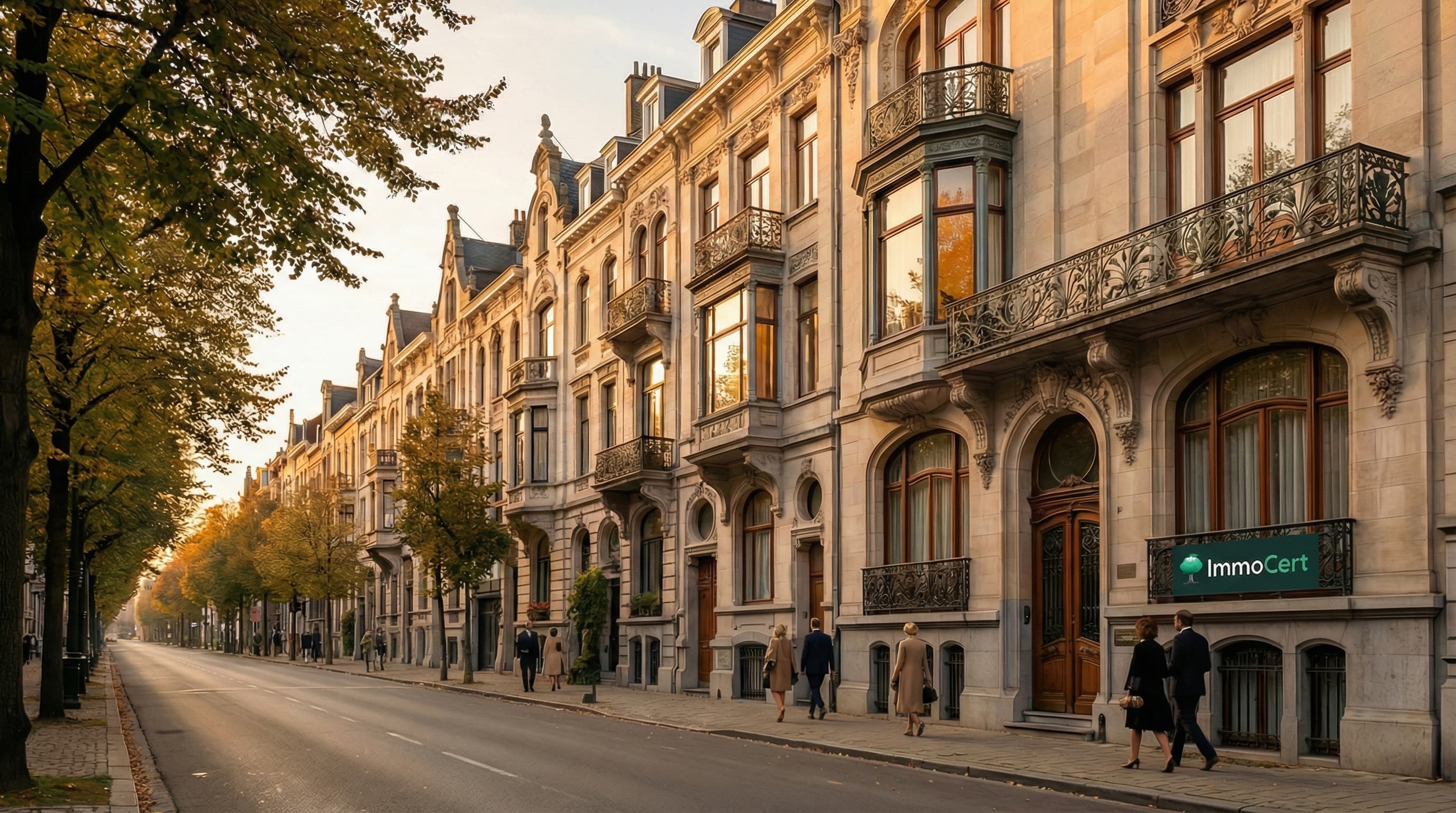 Certificat PEB Schaerbeek — Avenue Art nouveau maisons bourgeoises